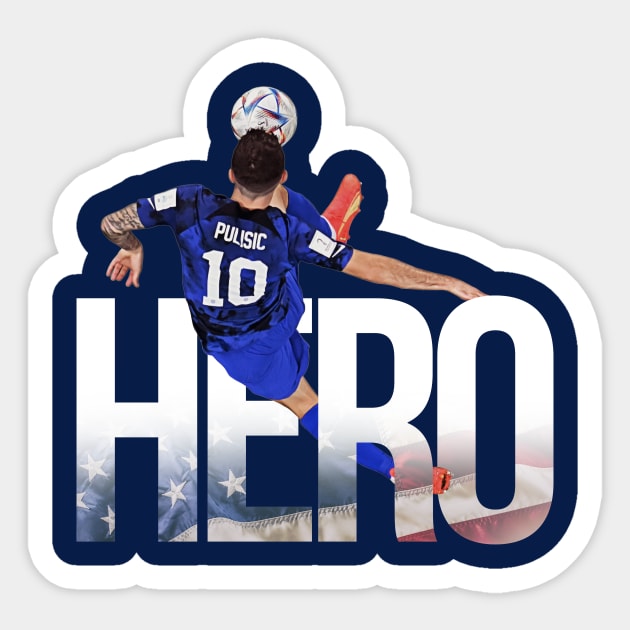 Pulisic World Cup Hero Sticker by Super Secret Villain